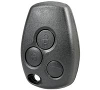 OGGIPRO Boitier de clé 3 Boutons sans Lame Compatible avec Renault Clio 3, Twingo 2, Master 3, Kangoo 2, Trafic et Modus | Coque de Clef Plip Voiture Utilitaire Télécommande