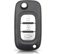 OGGIPRO Coque clé plip télécommande compatible Renault Clio 3, Kangoo, Master, Modus, Twingo