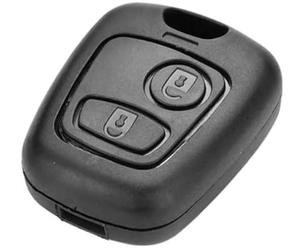 OGGIPRO Coque de Clé 2 Boutons CE0536, Boîtier Télécommande de Remplacement Compatible 107 207 307 308 407 3008 5008 Partner C2 C3 C4 Berlingo, sans Électronique
