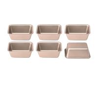 OGIBRIDI Moule À Pain Grillé Antiadhésif Moule Rectangulaire Plaque À Pain De Sandwich Plateau De Cuisson Pour Four Acier Aluminisé Vert Gris 23.1x12.9x6.7 cm Lot De 3 Pièces