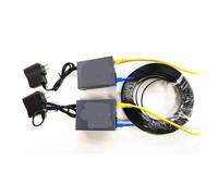 OGIZQNHA Câble de raccordement à fibre optique d'intérieur à 2 conducteurs, SC UPC monomode, 250 m/300 m, câble de dérivation à fibre optique(White,300M)