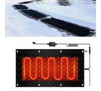 OGIZQNHA Tapis de déneigement for allées et escaliers extérieurs - Vitesse de Fonte de 2 po/h avec Cordon d'alimentation - 5 pièces (40 x 200 cm/15,7 x 79 po)(30x60cmx1Pcs)