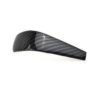 OGJFD Accessoires D'intérieur pour BMW Série 1 3 X1 E87 E90 E91 E92 E93 E84 1x Fibre Carbone Noir Pommeau Levier Vitesse Automatique Couvercle Autocollant Style Voiture