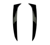OGJFD Aileron Voiture Lot de 2 ailerons latéraux Lunette arrière en ABS pour Kia pour Sportage R (2011 à 2015), décoration Noire Brillante Becquets Voiture
