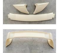 OGJFD Aileron Voiture pour Civic FD2 2006 2007 2008 2009 2010 2011 ABS 3 pièces aileron arrière Aile Noir Brillant ou Autre Couleur kit carrosserie Becquets Voiture(3 Parts No Paint)