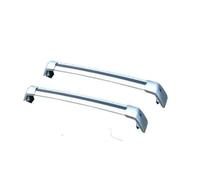 OGJFD Barres Toit Voiture pour Skoda Enyaq 5dr SUV 2020+ SUV 4 Portes Barres Latérales en Alliage D'aluminium Traverses Porte-Bagages Toit CUV SUV 2 Pièces Barres Toit(Argenté)