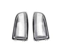 OGJFD Clignotant de rétroviseur Clignotant Dynamique À LED Pour Rétroviseur Lampe Témoin Séquentielle Pour Megane Pour MK3 Pour Scenic Pour Fluence Indicateur Direction(Crystal)