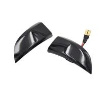OGJFD Clignotant de rétroviseur Clignotant Dynamique À LED Pour Rétroviseur Lampe Témoin Séquentielle Pour Megane Pour MK3 Pour Scenic Pour Fluence Indicateur Direction(Smoked)