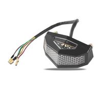 OGJFD Clignotant de rétroviseur Feu Arrière Universel À LED Pour Moto VTT Clignotant Feu Stop Indicateur D'arrêt Éclairage De Plaque D'immatriculation Indicateur Direction