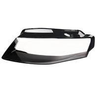 OGJFD Couvercle Phare Avant Voiture Pour A4 A4L B8 2009 - 2012 Abat-jour Transparent Verre Clair Enfer Coque Transparente(La gauche)
