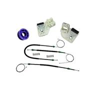 OGJFD Ensemble LèVe-Vitre Kit De Clips De Réparation De Lève-vitre De Voiture Pour Vw Pour Polo 9n 2001-2012 Lève-vitre Électrique Avant Gauche Leve Vitre MéCanisme