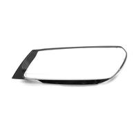 OGJFD Feux Phares Assemblage Coque De Couverture De Phare De Voiture Pour VW Pour Touareg 2016 2017 2018 Couvercle De Lentille De Phare Avant Abat-jour Transparent Phare avant(1 Piece Left)
