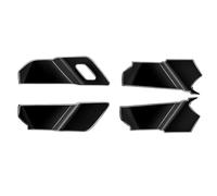 OGJFD Garniture Sortie Ventilation Garniture Couvercle Panneau Bol poignée Porte intérieure Noire Brillante RHD Voiture pour Mazda CX-60 2022 2023 Accessoires