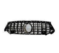 OGJFD Gril Avant Grille de calandre Avant Centrale en Maille pour Mercedes pour Benz Classe A W177 A180 A200 A220 A250 A280 2023-2024 Calandre(Noir)