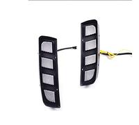OGJFD Indicateur Rétroviseur Porte D'aile 1pair For Civic Type R 2016 2017 2018 2019 Car Daytime Running Fog Light With Dynamic Turn Signal Led Lamp Drl