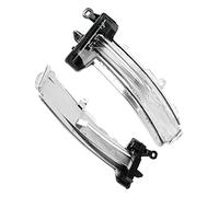 OGJFD Indicateur Rétroviseur Porte D'aile Ensemble De Rétroviseur De Clignotant De Voiture Pour Volvo XC60 2014-2017 Indicateur LED De Voiture Clignotant Répéteur Lumières(Left and Right)
