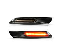 OGJFD Indicateur Rétroviseur Porte D'aile Pour 1 3 5 Série E81 E82 E87 E88 F30 E90 E91 E92 E93 E46 E60 E61 Dynamique Ambre Voiture Avant Côté Marqueur Clignotant Lumières