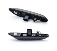 OGJFD Indicateur Rétroviseur Porte D'aile Pour E46 E90 E83 E X1 X3 Marqueur Latéral Dynamique Lumières Coulantes Indicateur Latéral 2x Clignotant Style De Voiture
