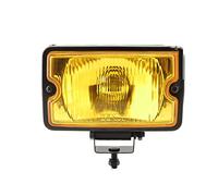 OGJFD Indicateur Rétroviseur Porte D'aile Pour Peugeot 205 Gti Cti 106 306 Mi16 H3 Spot voiture jaune lentille antibrouillard phare avant antibrouillard halogène(2 pcs)