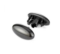 OGJFD Indicateur Rétroviseur Porte D'aile Pour Peugeot 307 107 1007 108 206 301 407 4007 607 Restyling Pour Expert Côté Marqueur Clignotant Répéteur Lumières 2 Pcs(Dynamic Smoky)