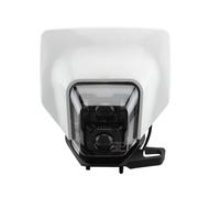 OGJFD Phare Avant pour Te TC FE 250 300 350 Phare LED Moto Phare Lentille Convexe Motocross Carénage Dirt Bike Accessoires Feux Brouillard Moto(Blanc)