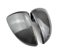 OGJFD rétroviseur latéral 2PCS Mirror Covers Caps Rearview Mirror Case Cover pour VW pour Golf MK7 7.5 pour GTI 7 7R Coque rétroviseur latéral(Carbon Look Black)