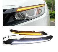 OGJFD Rétroviseur Latéral Clignotant Lot De 2 Phares De Voiture À LED 12 V Clignotants Jour DRL Pour Civic 2016 2017 2018 2019 2020 2021 Accessoires Automobiles
