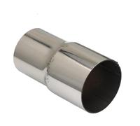 OGJFD Tuyau d'échappement Adaptateur Droit Universel Acier Inoxydable 32MM-48MM pour Silencieux D'échappement Voiture Et Moto Tuyau Soudé Plusieurs Tailles Embout Tuyau D'échappement(O.D 32-38)