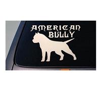 OGJFLT Auto Sticker Autoaufkleber Hund 2Pcs 20Cm American Bully Pit Bull Pitbull Dog Stickers Window Sticker