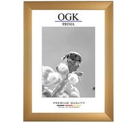 OGK Cadre photo en bois 18 x 28 cm doré uni | Photo | Poster | Puzzle | Galerie | Cadre
