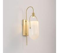 OGLFGLNY Applexion Murale Lumière, cuivre LED intérieur Lampe Murale European Crystal Glass Lamphade Single Head Double Head Two Facultatif Art Trésors Salon TV Fond.