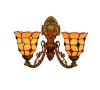 OGLFGLNY Bouchage de la Lampe Murale Single Head British Modern Creative Corridor Double Head Lampe Murale Simple Tache-Tachage Salle de Salle à Manger Lampe en Verre
