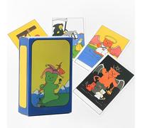 OGLYMRA - Jeu de cartes de tarot pour débutants, jeu de 78 cartes, jeu de tarot divinatoire, jeu de tarot, cadeau mystère pour les amis