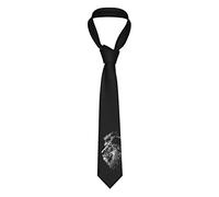 OGNOT Cravate à motif Niagara Falls pour homme, idéale pour les mariages, les garçons d'honneur, les missions, les danses, les cadeaux de Noël, Lion, taille unique