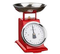 7915011 balance mécanique acier inoxydable rouge 23 x 19,5 x 22 cm