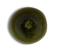 OGO LIVING - Assiette gourmet meta 24cm 1020ml en grès vert - 7932099
