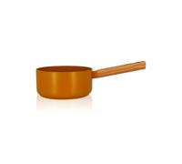 OGO LIVING - CASSEROLE ECTOR 18CM ALU REVÊTEMENT CÉRAMIQUE JAUNE AVEC MANCHE BOIS - 7930271