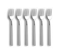 OGO LIVING - Lot 6 fourchettes à dessert nature 18cm en acier inoxydable - 5014174