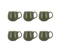 OGO LIVING - Lot 6 mug oli h9cm 38cl oli grès vert - 2414260