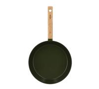 Poêle Ector induction aluminium revêtu manche en bois 28 cm vert Ogo