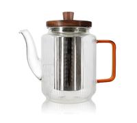 OGO LIVING - Théière karl 550ml en verre borosilicate anse ambre - 7912200