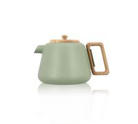OGO LIVING - Théière viggo 500ml en fonte vert amande avec poignée couvercle bois - 7912183