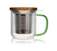 OGO LIVING - Tisanière karl 300ml en verre borosilicate anse jade - 7912187