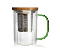 OGO LIVING - Tisanière karl 450ml en verre borosilicate anse jade - 7912192