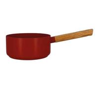 OGO LIVING - CASSEROLE ECTOR 18CM ALU REVÊTEMENT CÉRAMIQUE PAPRIKA AVEC MANCHE BOIS - 7930281