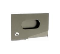 Ogon Designs - Porte carte de visite - One Touch - Gris foncé aluminisé - Unisexe