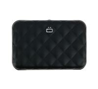 Ogon Designs. Porte carte. Quilted button wallet, Aluminium. Noir aluminium - U
