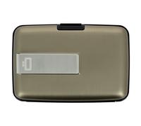 Ogon Designs. Porte carte. STOCKHOLM MONEY CLIP, Aluminium. Noir intense alumini