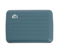 ÖGON DESIGN - SMART CASE V2 | Arctic Blue - Portefeuille Bleu en Aluminium Mat