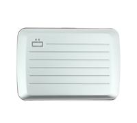 Ogon Designs. Porte carte. STOCKHOLM V2, Aluminium. Gris argent - Uni -